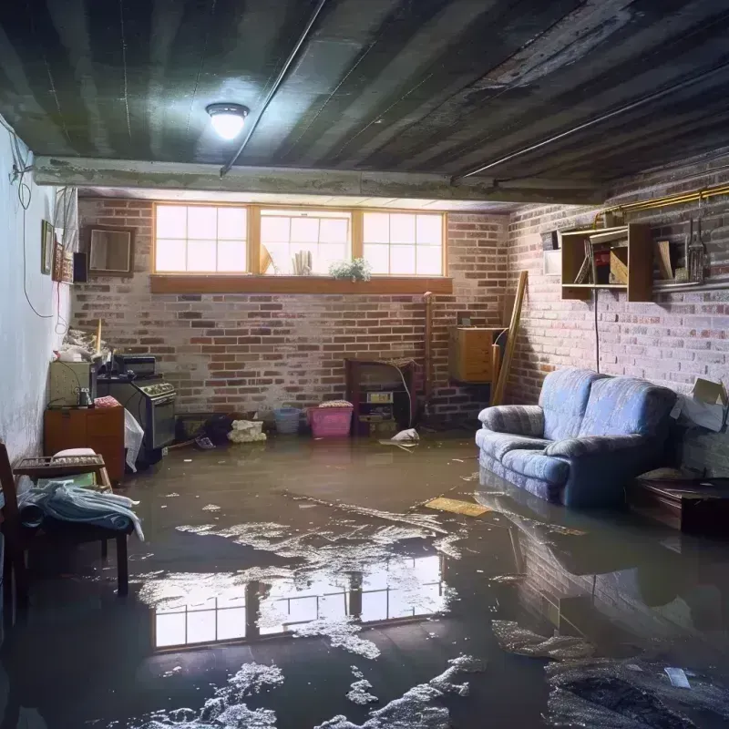 Flooded Basement Cleanup in Humphreys County, TN